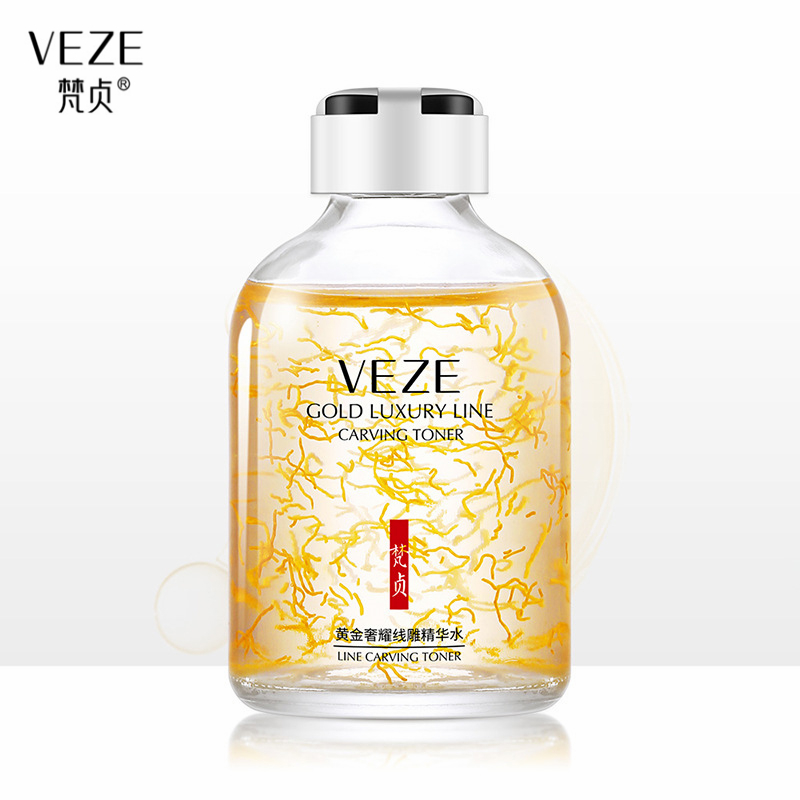 Luxury Skincare Serum - Linha luxuosa ouro 24K Toner de