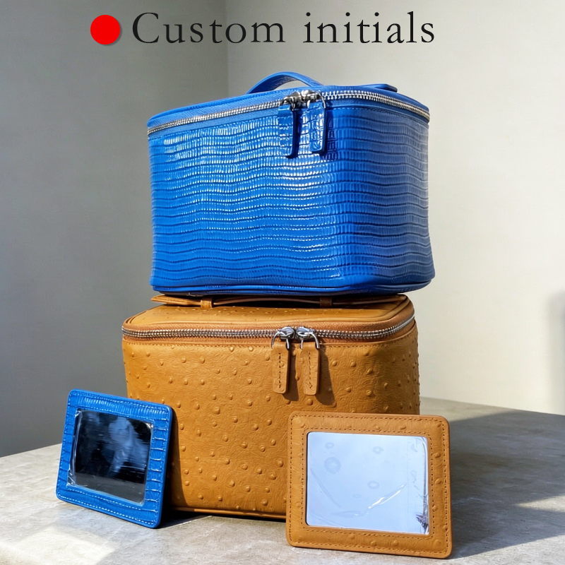 Luxury Skincare Packaging Wholesale - Personalizar iniciais couro de vaca padrão