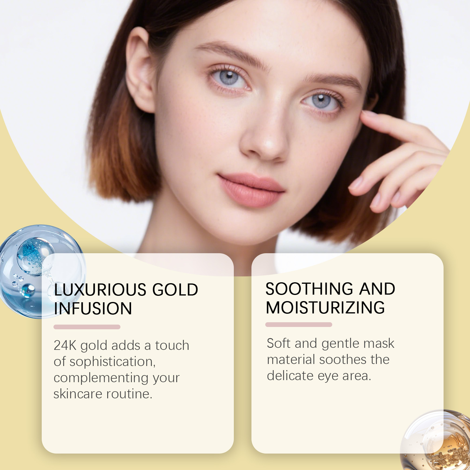 Máscara para Olhos Hidratante  - Luxury Skincare Serum avaliação e preço