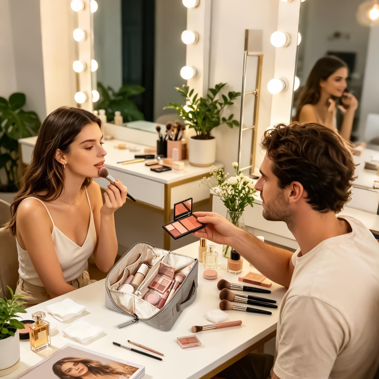 Organizador de maquiagem, néce - Luxury Skincare Samples avaliação e preço